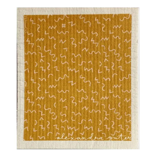 Reusable Swedish Sponge Cloth - Geometric - by Ten & Co