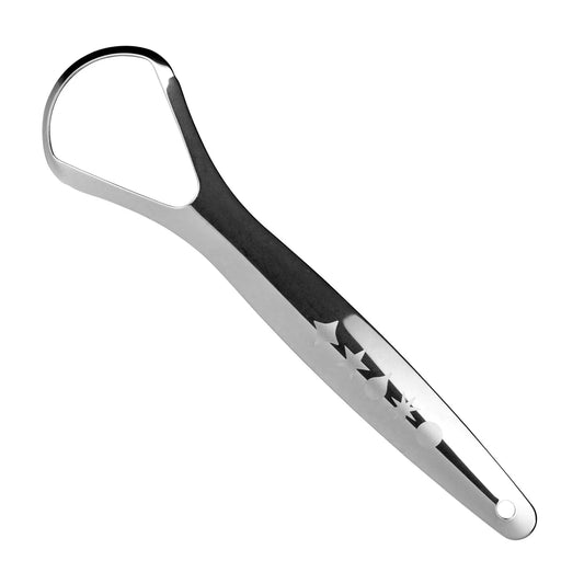 Spoon-Style Stainless Steel Tongue Scraper