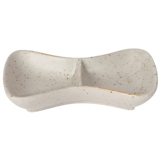 Stoneware Divided Dip Tray - Maison