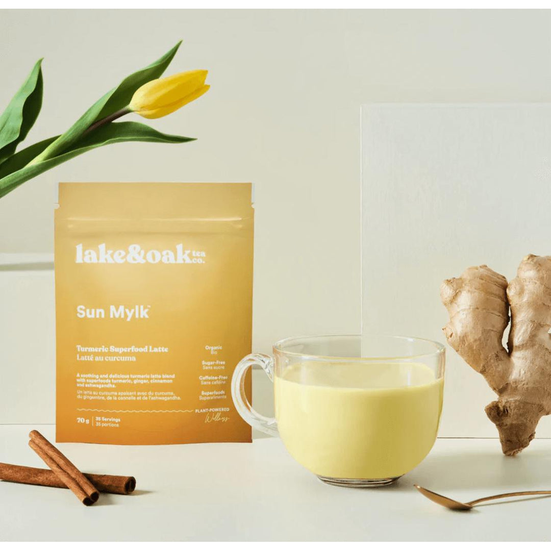 Sun Mylk Turmeric Latte + Adaptogens by Lake & Oak Tea Co.