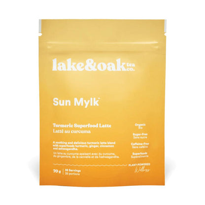 Sun Mylk Turmeric Latte + Adaptogens by Lake & Oak Tea Co.