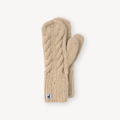 Hand-Knit Alpaca Mittens