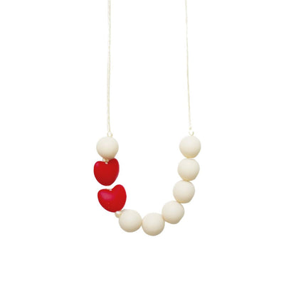 Teething necklace - Sweatheart (different colours available)