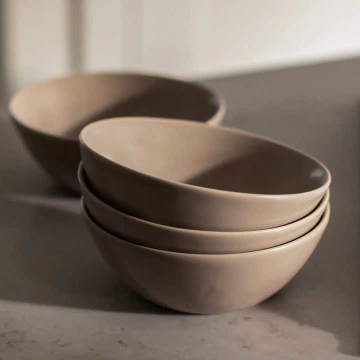 The Breakfast Bowls (4-Pack) - Desert Taupe by FABLE