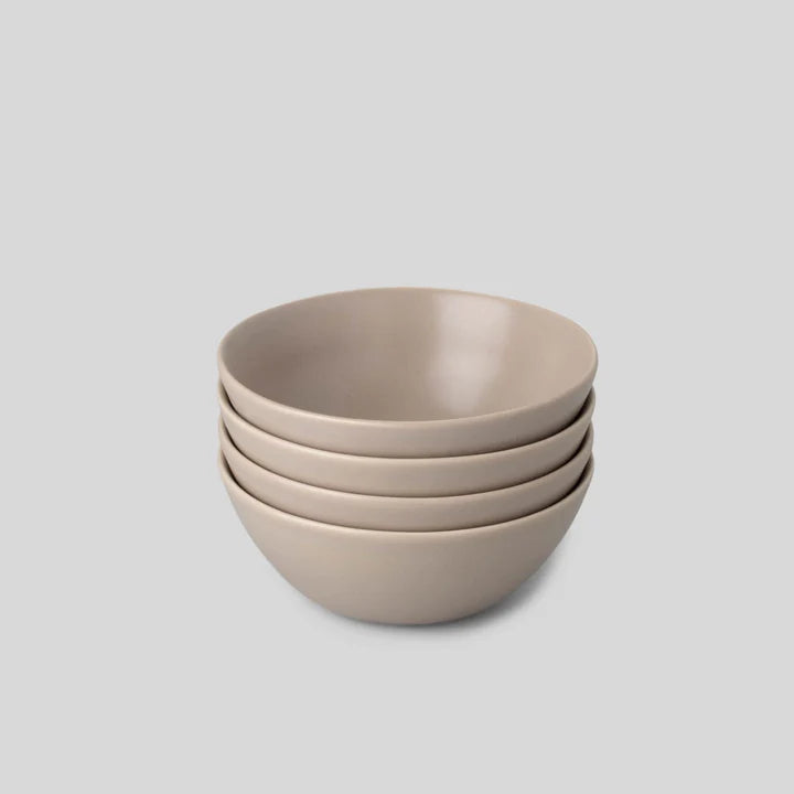 The Breakfast Bowls (4-Pack) - Desert Taupe by FABLE