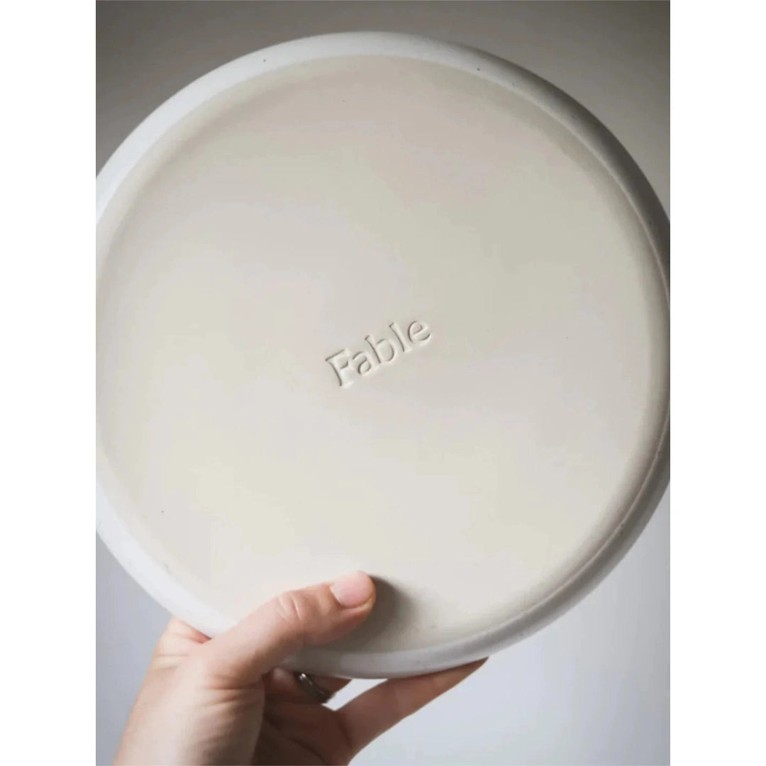 The Dinner Plates (4-Pack) - Speckled White by FABLE