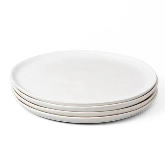 The Dinner Plates (4-Pack) - Speckled White by FABLE