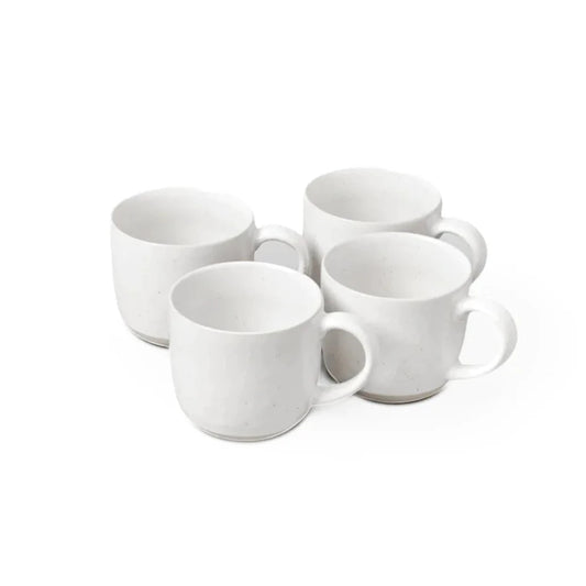 The Mugs (4-Pack) - Speckled White by FABLE