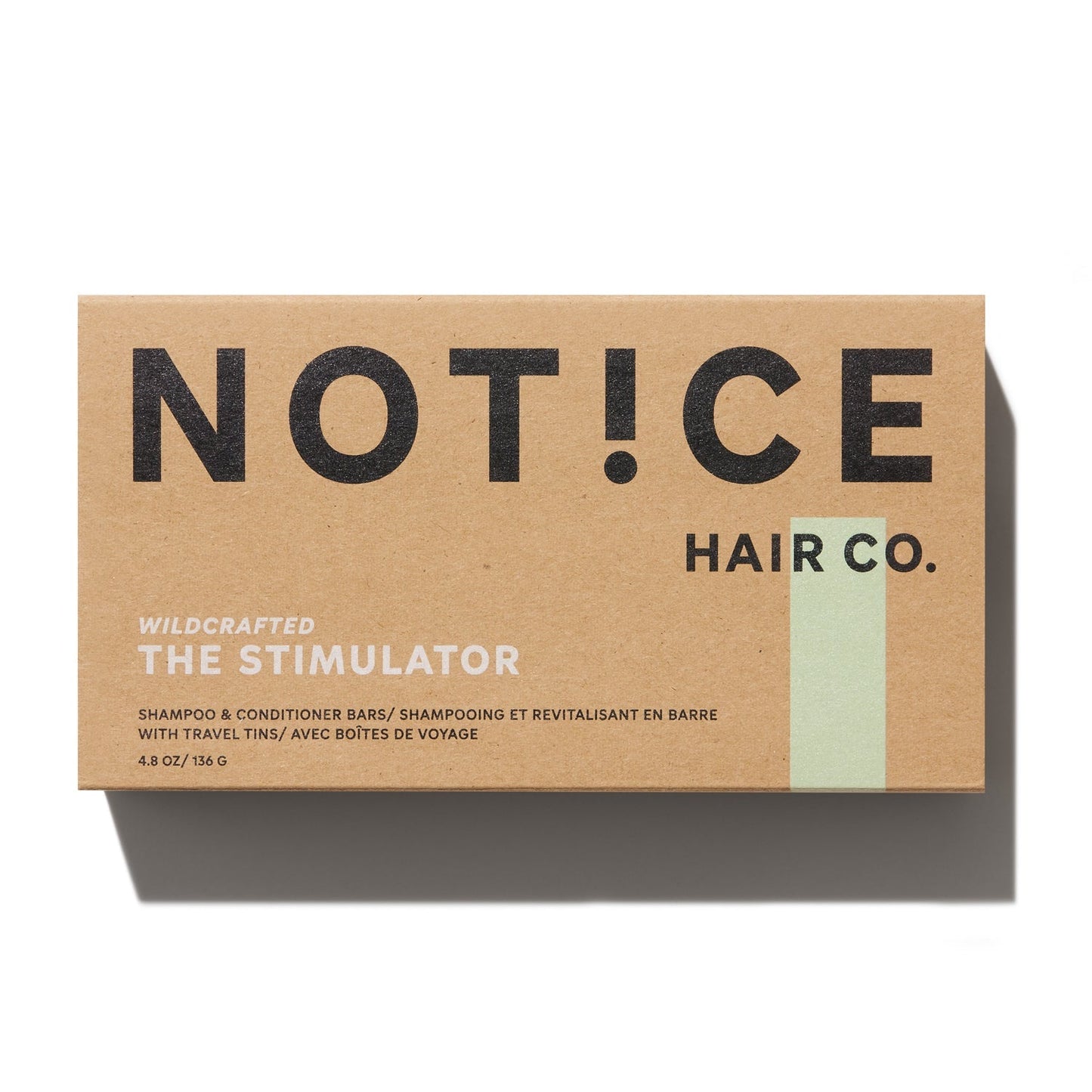 The Stimulator Thickening Shampoo + Conditioner Bars Travel Pack - by Unwrapped Life