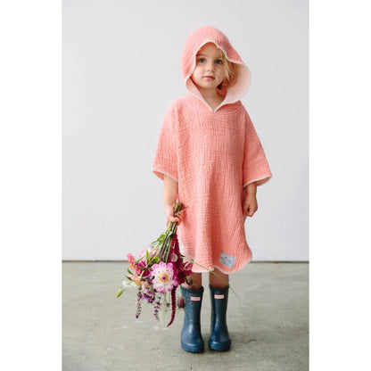 Tofino Towel Co. The Pebble Poncho 10-12Y - Indigo