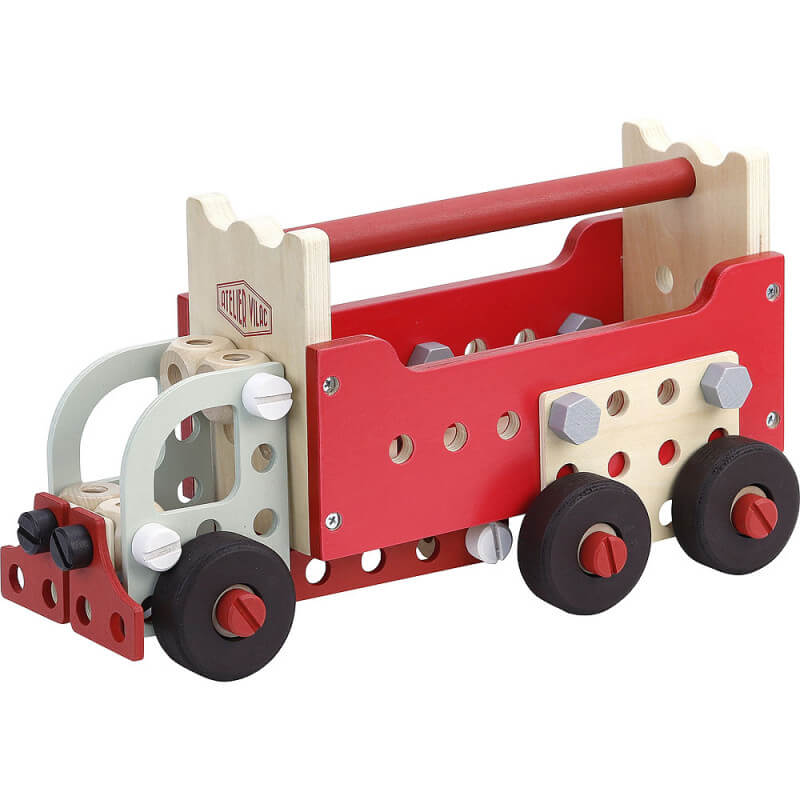 Transformable Wooden Toolbox Construction Kit by VILAC