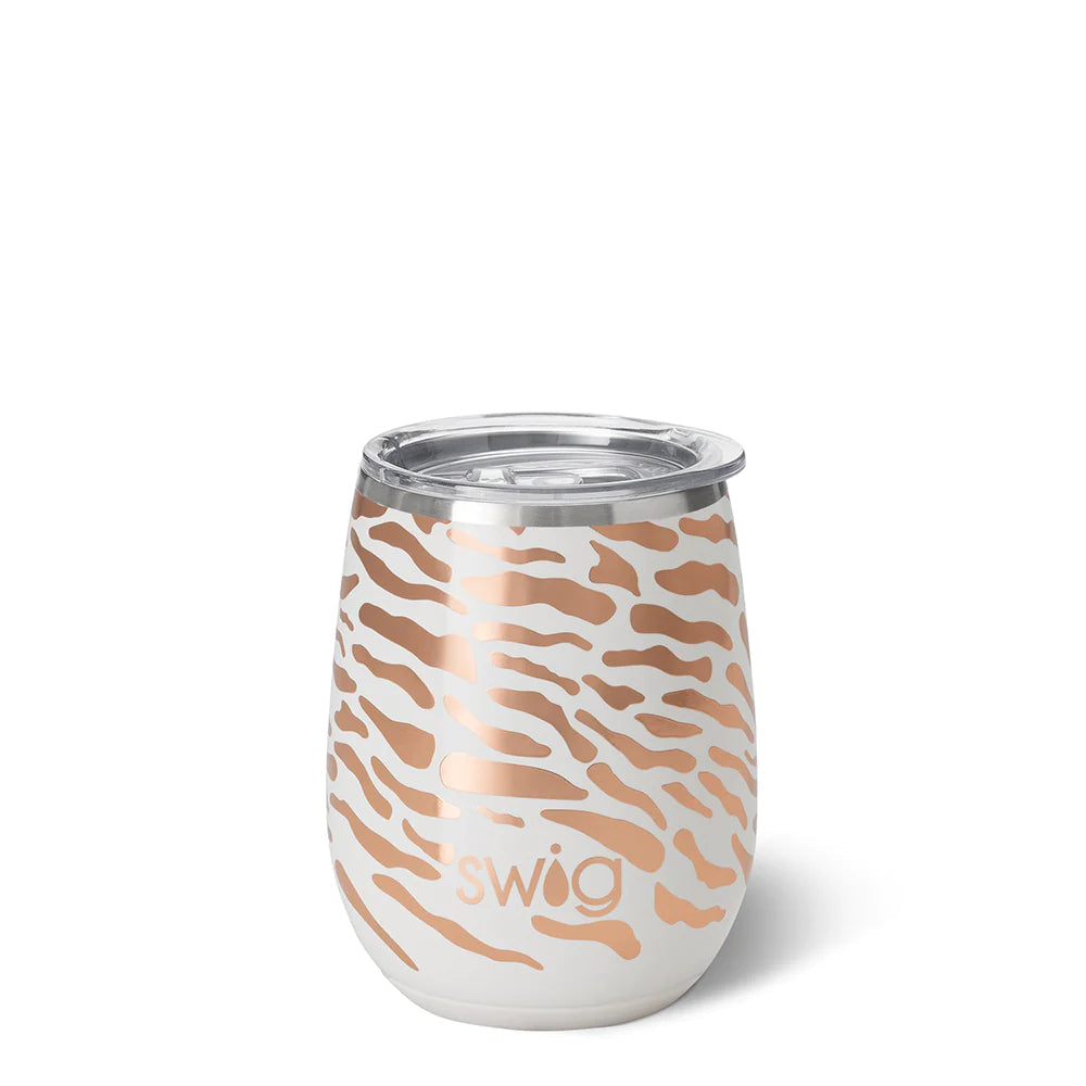 Travel Wine Cup (14oz) - Glamazon Rose - Swig Life