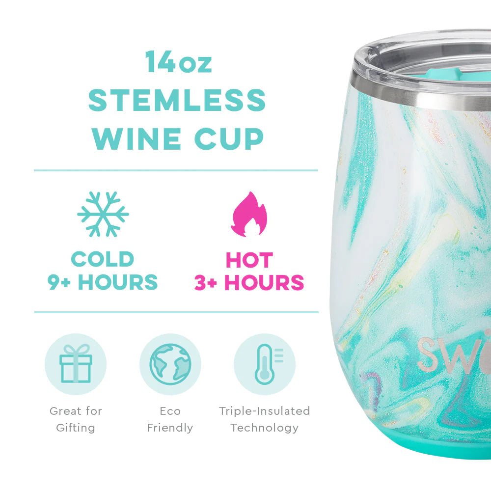 Travel Wine Cup (14oz) - Wanderlust - Swig Life