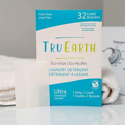 Tru Earth Laundry Detergent Strips - 32 Loads - Fresh Linen