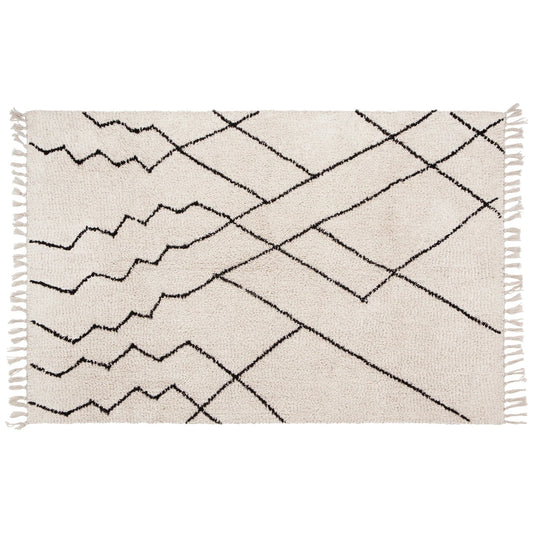 Tufted Cotton Rug Contour