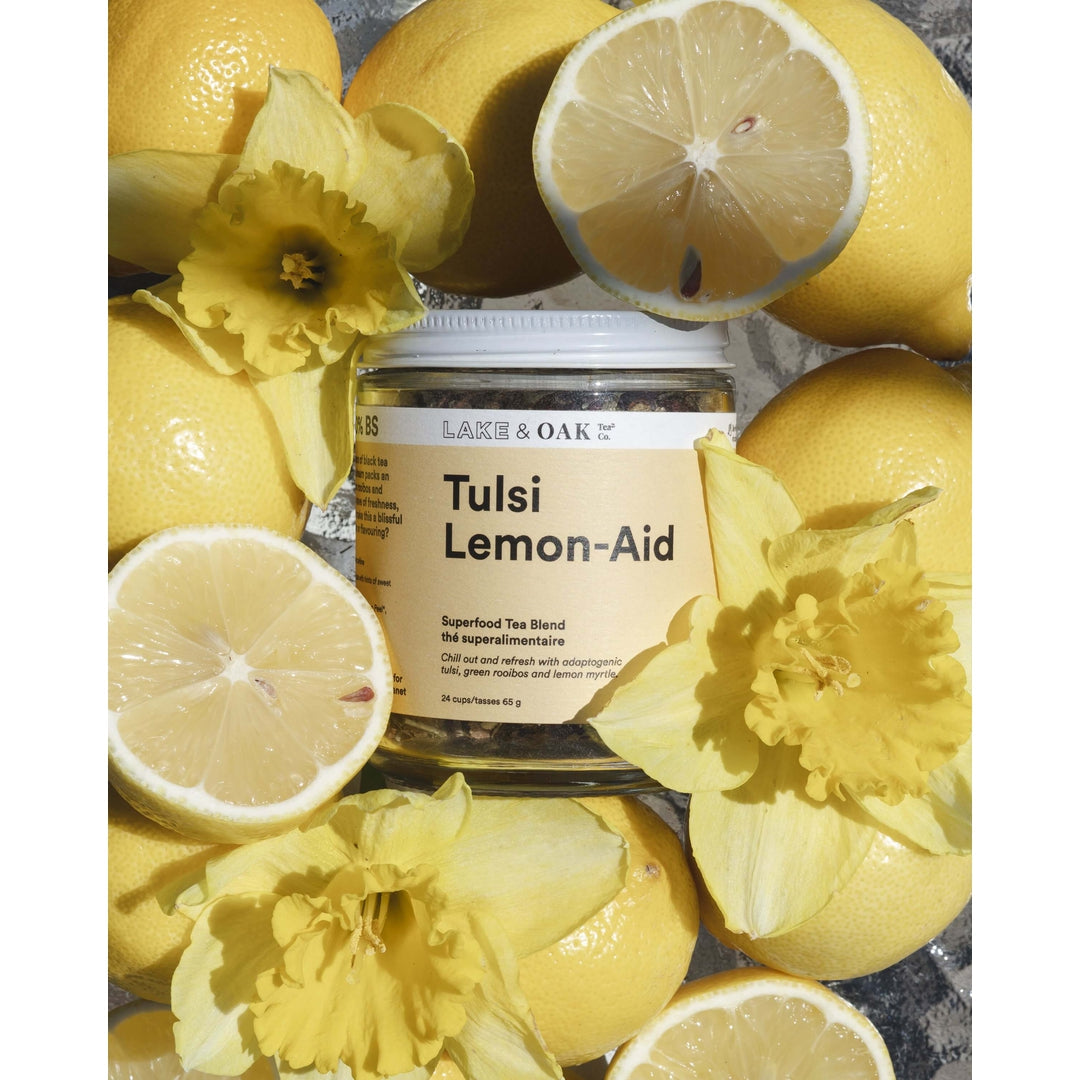 Tulsi Lemon-Aid Tea by Lake & Oak Tea Co.