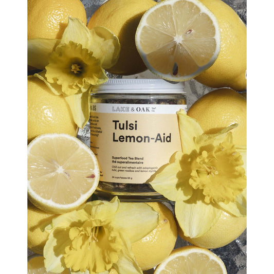 Tulsi Lemon-Aid Tea by Lake & Oak Tea Co.