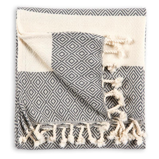 Turkish Cotton Hand Towel - Diamond