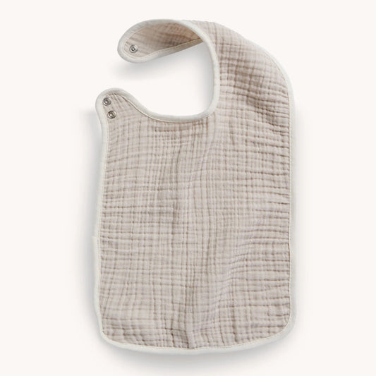 Turkish Cotton Muslin Crinkle Baby Bib