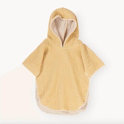 Turkish Cotton Muslin Crinkle Baby Poncho