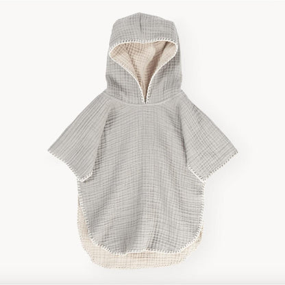 Turkish Cotton Muslin Crinkle Baby Poncho