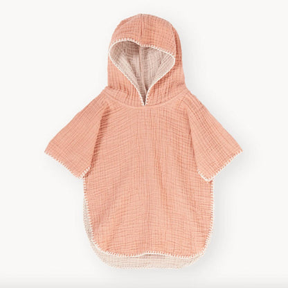 Turkish Cotton Muslin Crinkle Baby Poncho