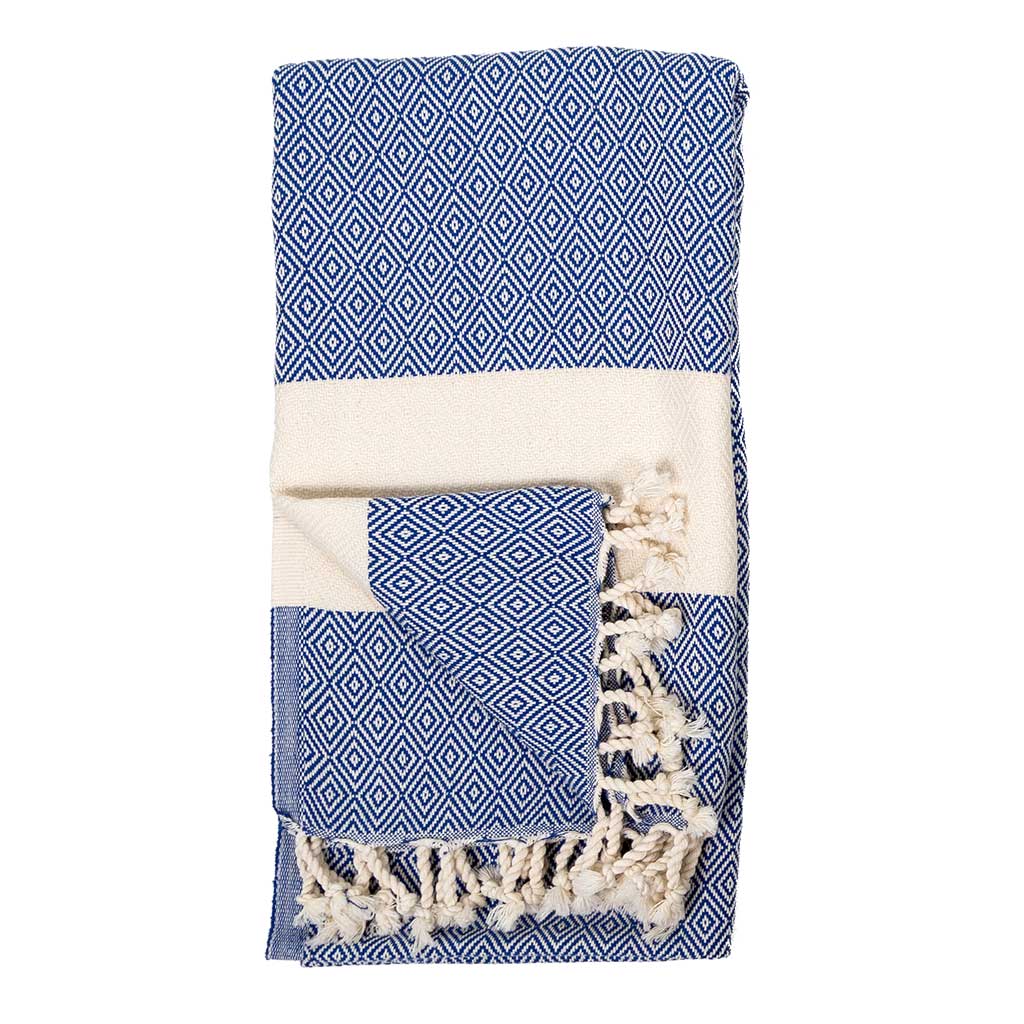 Turkish Cotton Towel Large - Diamond