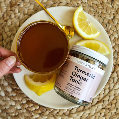 Turmeric Ginger Tonic by Lake & Oak Tea Co.