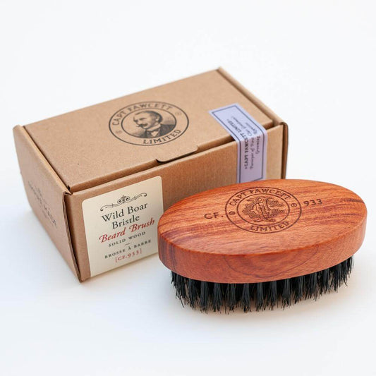 Wild Boar Bristle Beard Brush by Captain Fawcett