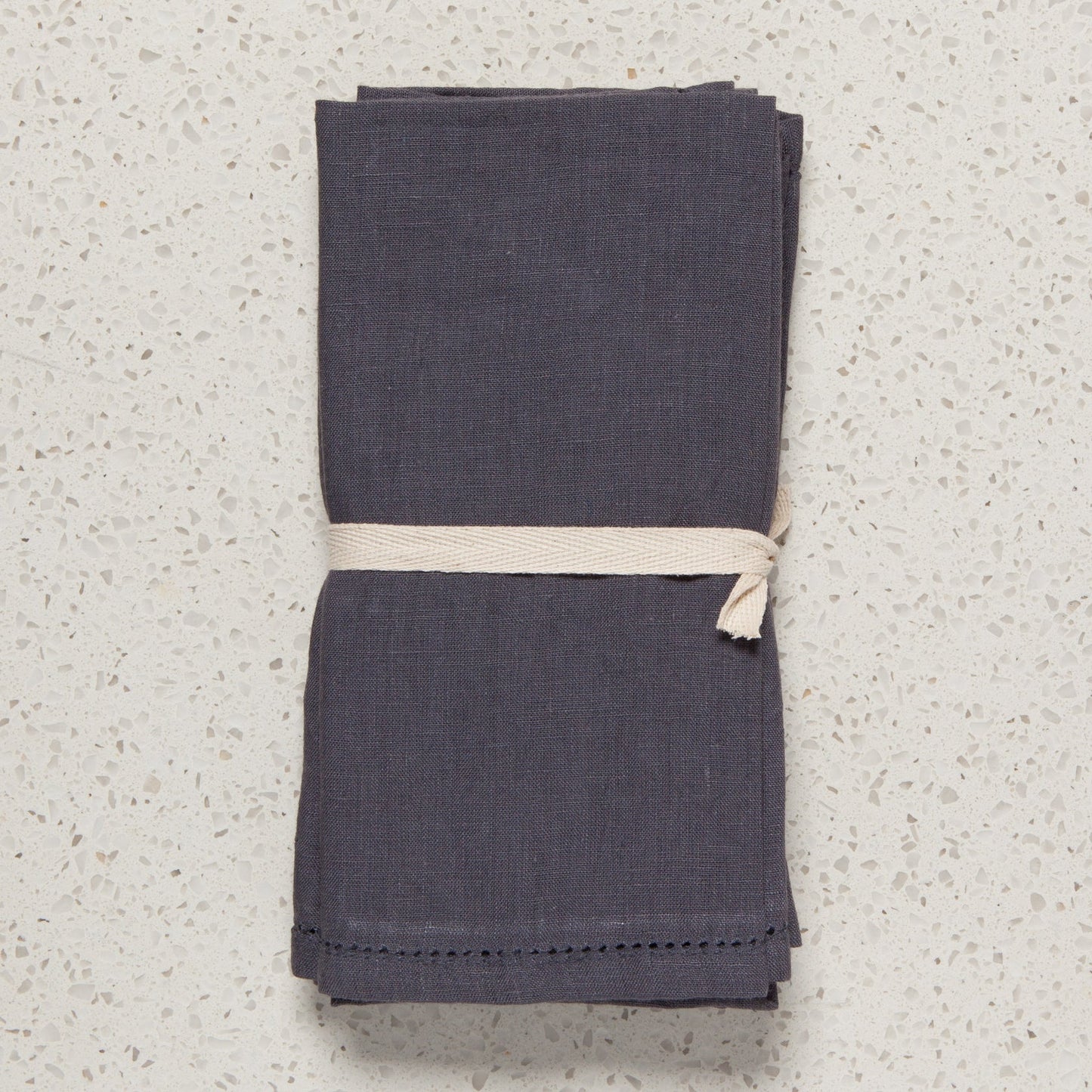 Hemstitch Linen Napkins - Set of 4