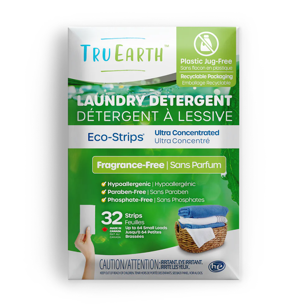 Laundry Detergent Strips - 32 Loads - Fragrance Free