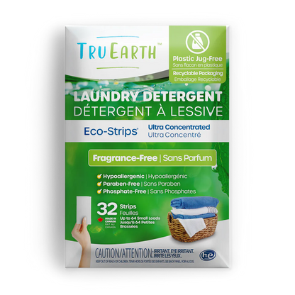 Laundry Detergent Strips - 32 Loads - Fragrance Free