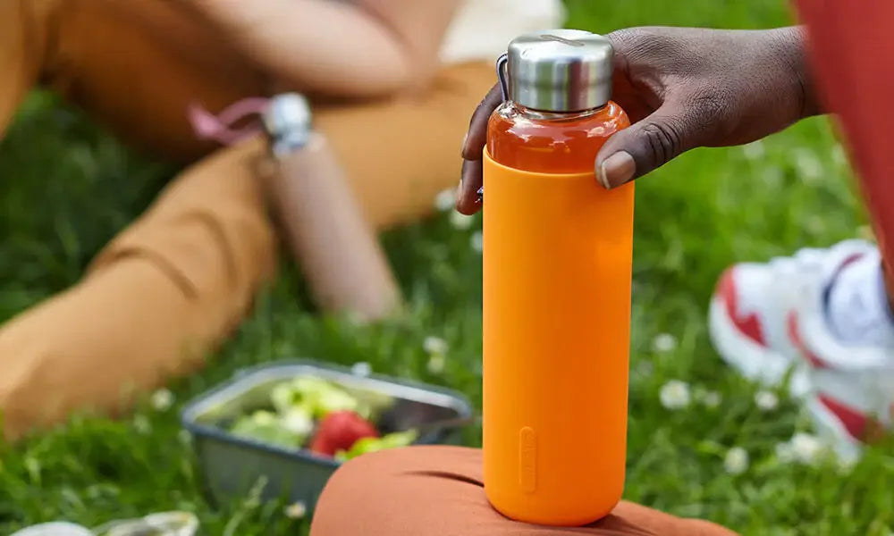 Glass Water Bottle