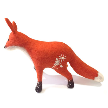 Felt Wool Earth Fox