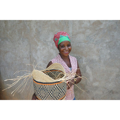 African Market Shopping Basket - Natural Living Mamaa Trade Prettycleanshop