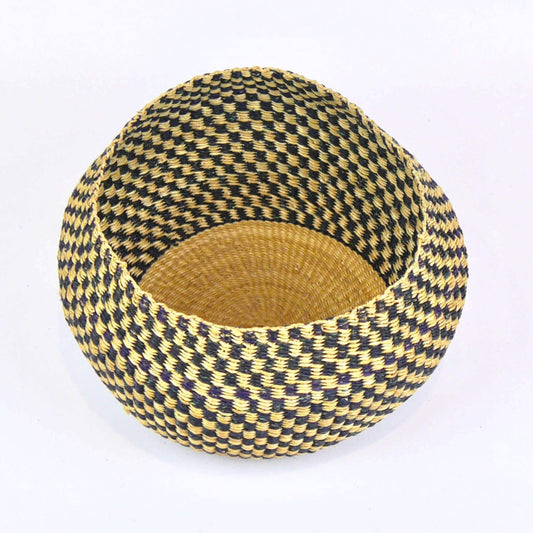 African Plant Pot Basket - Round Living Mamaa Trade Rain Prettycleanshop